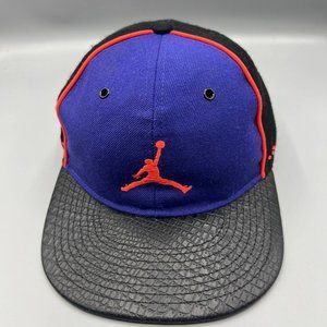 Air Jordan Hat‎ Youth Blue Black Infrared Jumpman Snap Back Cap